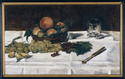 Still Life: Fruits on a Table by Édouard Manet